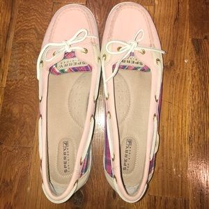 COPY - Sperry angelfish light pink boat shoe
